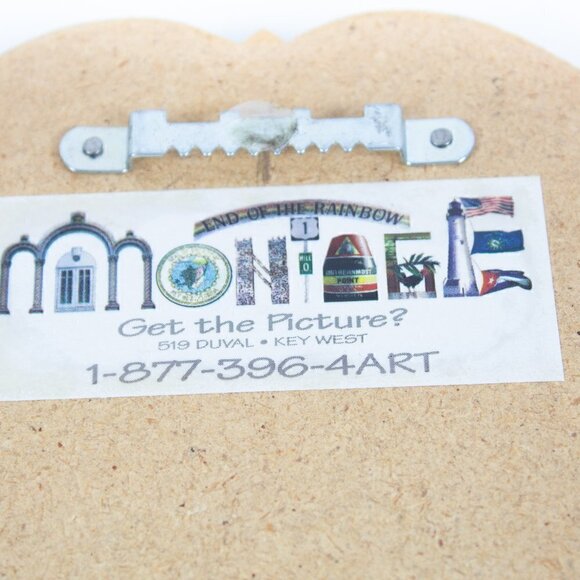 Key West Sign - Billie's - Plaque Signed - Montage Handcrafted Key West - Picture 4 of 6